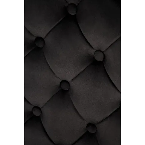 czarna pikowana tapicerka Ermano