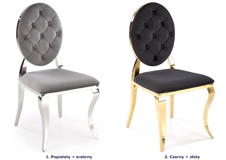 Dostępne kolory krzesła Ermano