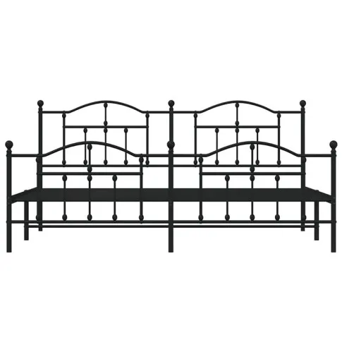 Metalowe loftowe łóżko Wroxo