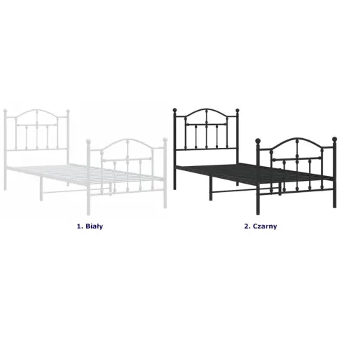 kolory lozka metalowego Wroxo 90