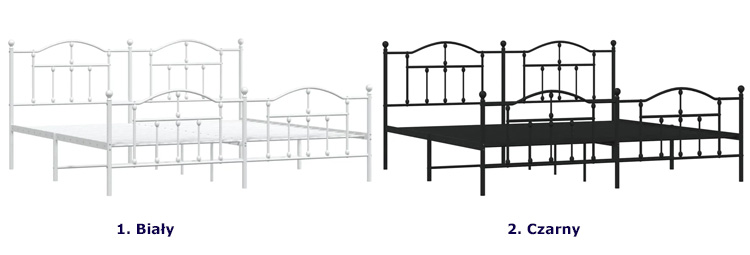Dostępne kolory łóżek Azos