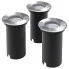 Komplet 3 okrągłych lamp najazdowych - O019-Alder