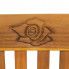 Szczegółowe zdjęcie nr 4 produktu Drewniana ławka ogrodowa Nuln - brązowa