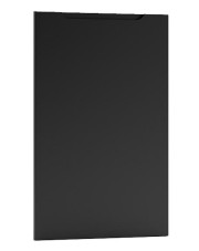 Czarny front zmywarki z panelem zakrytym 45 cm - Granada 16X