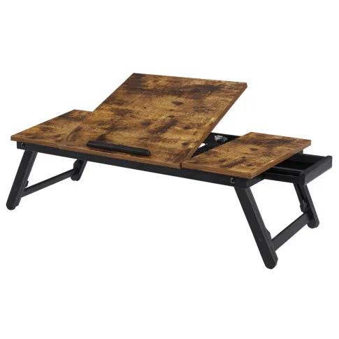 Industrialny regulowany stolik pod laptopa Liamis