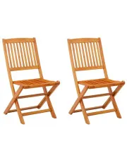 Składane krzesła ogrodowe - Glasgow