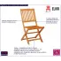 Glasgow minimalistyczne krzesła