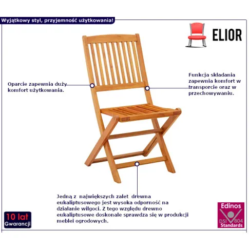 Glasgow minimalistyczne krzesła