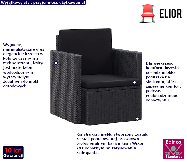 Fotel ogrodowy Rifo 4X