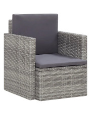 Fotel ogrodowy z poduszkami - Combra 3X