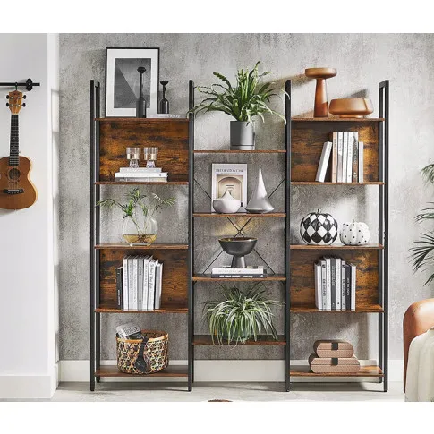 Zdjęcie duży metalowy regał na kwiaty w stylu loft Ivid | Edinos.pl