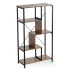 Zdjęcie produktu Industrialny regał na kwiaty czarny + orzech - Korente.