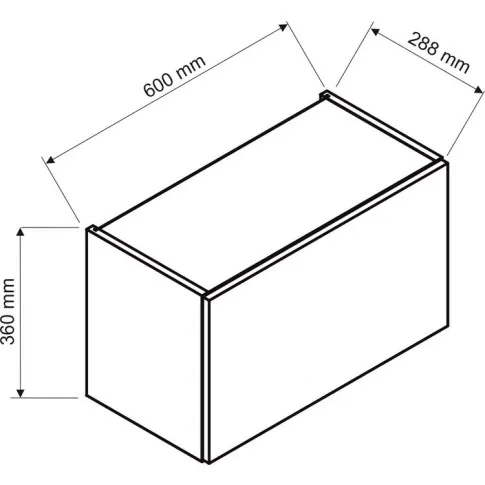 wymiary szafki nad okap Granada 22X