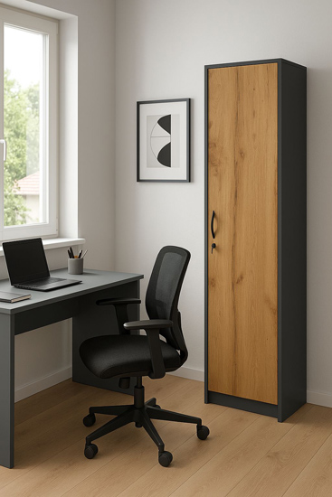 Wąskai regał na dokumenty Intel