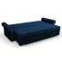 Granatowa kanapa z funkcją spania Blosse 4X