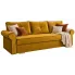 Musztardowa sofa klasyczna Orit