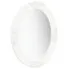 Białe owalne lustro w rustykalnym stylu - Gloros 3X