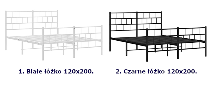Kolory łóżek Lunaro