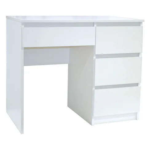 Zdjęcie produktu Białe biurko do toaletki z szufladami - Bako 3X.