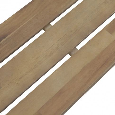 Szczegółowe zdjęcie nr 6 produktu Drewniana ławka ogrodowa Ethan - brązowa