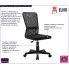 Cardona 6X czarne krzesło biurowe