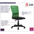 Cardona 4X czarno-zielone krzesło biurowe