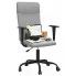 Jasnoszare krzesło biurowe z regulowaną wysokością Remes 4X