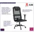 Manresa 6X czarne krzesło biurowe