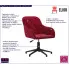 Almada 7X czerwone krzesło biurowe