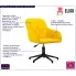 Almada 5X żółte krzesło biurowe