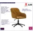 Almada 4X brązowe krzesło biurowe