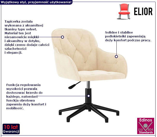 Krzesło biurowe Picanta 3X