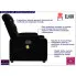 Regulowany fotel masujący Luzof 3X czarny