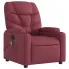 Fotel wypoczynkowy z masażem burgund - Luzof 3X