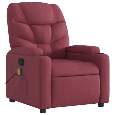 Fotel masujący Luzof 3X burgund