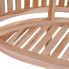 Szczegółowe zdjęcie nr 4 produktu Drewniana ławka ogrodowa Ollen - brązowa