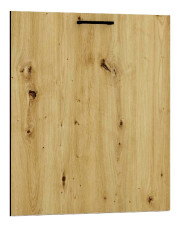Front zmywarki z panelem ukrytym 60 cm dąb artisan - Beril 18X