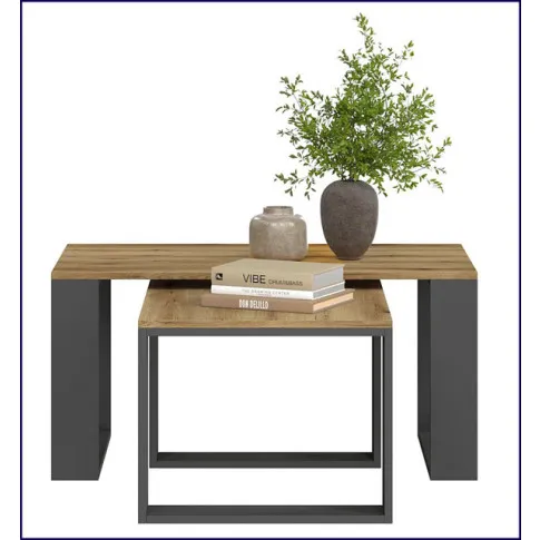 Dwa stolik kawowe prostokątne do salonu Olvero