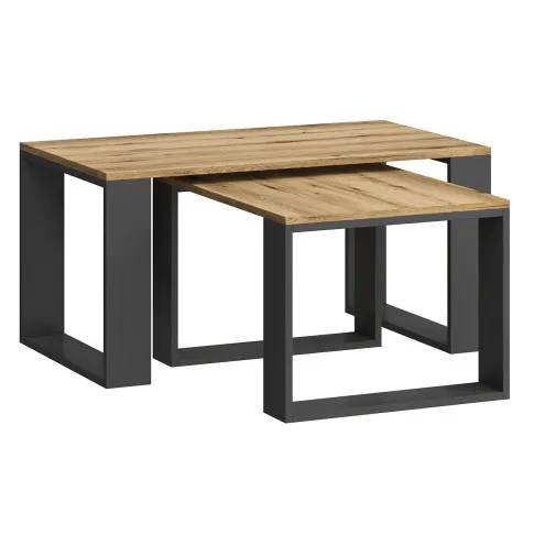 Komplet 2 stolików prostokątnych Olvero