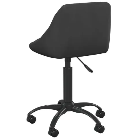 Czarny minimalistyczny fotel obrotowy Terioso