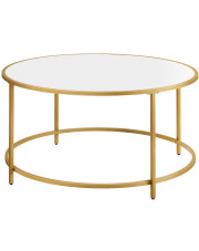 Okrągły stolik kawowy w stylu glamour - Ifiar