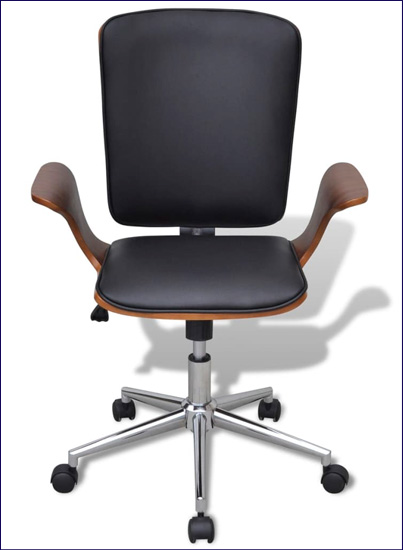 Czarny fotel biurowy na kółkach Oxofi 3X kolor czarny