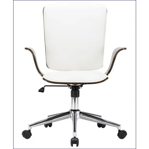 Białe nowoczesne krzesło obrotowe Oxofi 3X