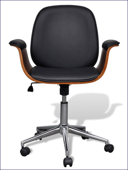Czarny fotel biurowy na kółkach Oxofi 4X kolor czarny