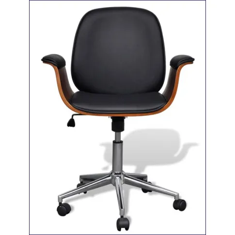 Czarny fotel obrotowy Oxofi 4X