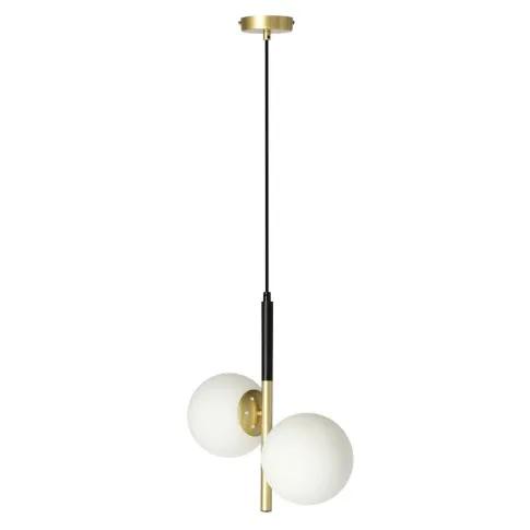 Podwójna złota lampa wisząca - K487-Daxos