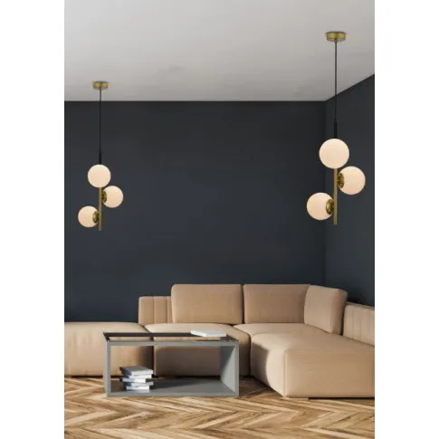 wizualizacja Nowoczesna potrójna lampa wisząca - K488-Daxos
