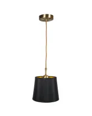 Nowoczesna czarna lampa wisząca - K495-Powen