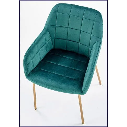 Zdjęcie złote krzesło w stylu glamour Aneti | Edinos.pl