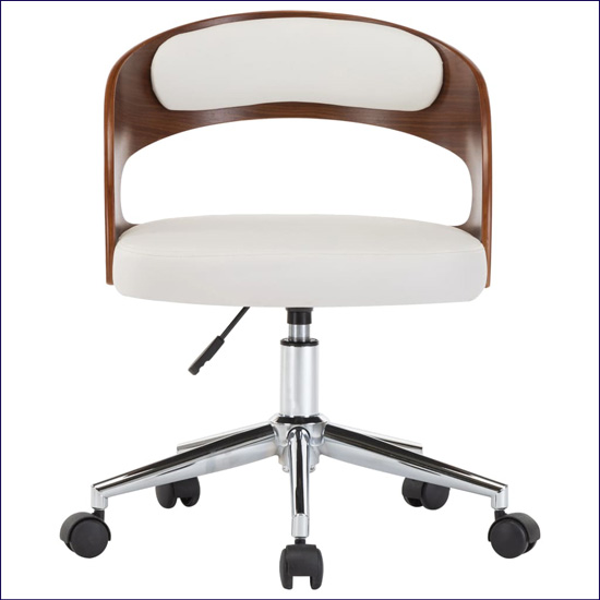 Fotel biurowy na kółkach Oxofi 5X kolor biały
